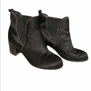 Sam Edelman Black Calf Hair Booties
